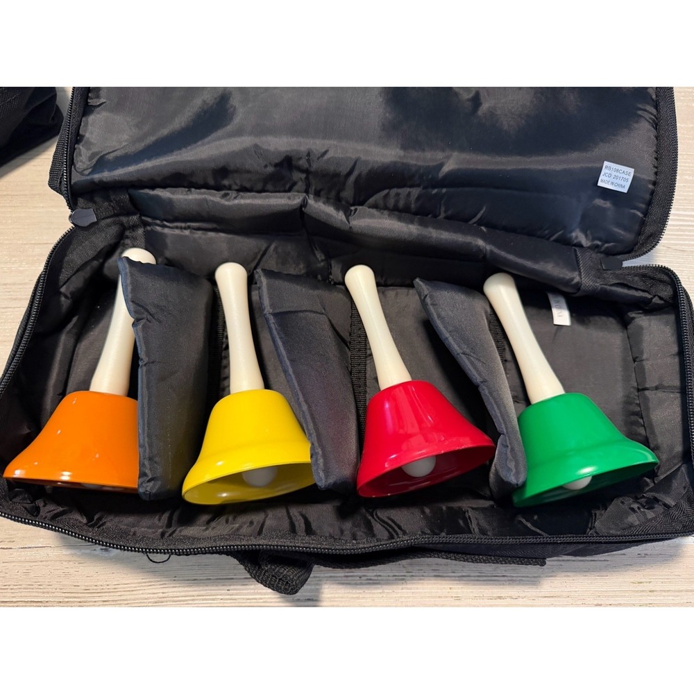 MINIARTIS Hand Bells for Kids | Educational Music Toys with Case D,E,C,G  🔔